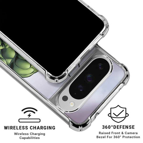 Marvel Avengers Hulk Google Pixel 10 Pro XL Clear Case